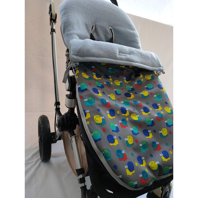 moon-bebe Universal cotton footmuff for pushchairs, brown