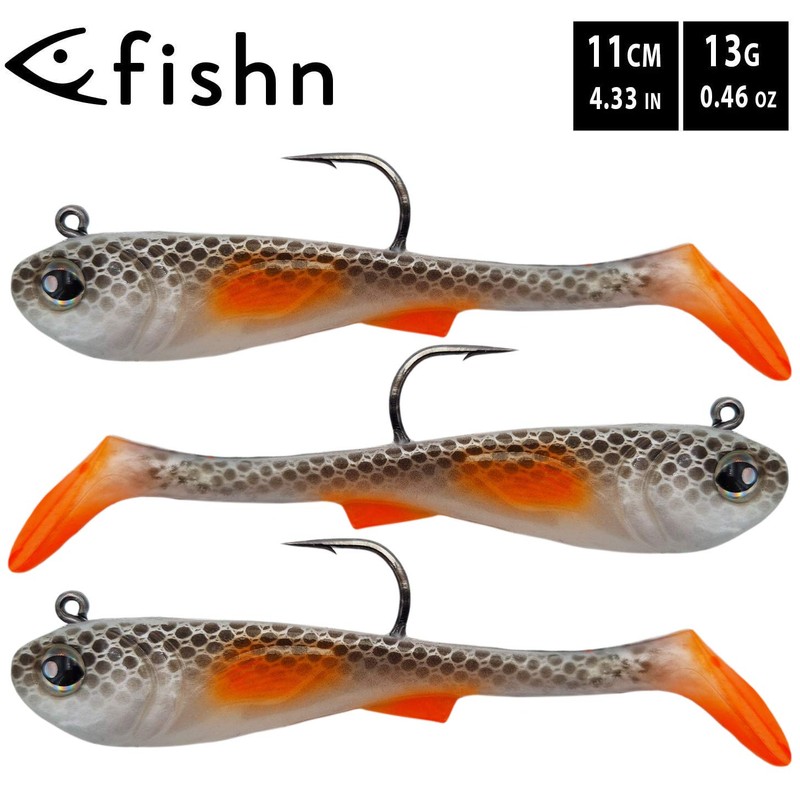FISHN® GRUMPYbaby Rubberfish Set - Weight: 13g, Length: 11cm -
