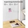 TROND Pink Outlet Extender - Multi Plug Outlet with 3-Prong