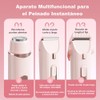 2 En 1 Depiladora Mujer Eléctrica con Luz LED Portátil