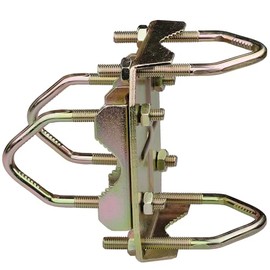 DUR-line® Sturdy Cross Clamp KS 60 (Mast Clamp) for Mounting Poles on Crossbeams. For Pipes up to Diameter 60 mm