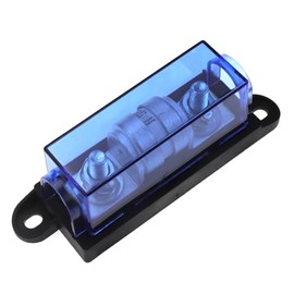 80 Amp Clase T Fusible con bloque, funcionamiento 150 V CC, 100 A Fusible ANL Bloque para inversores, ATV, RV, barco, coches, camiones, sistemas estéreos de automóviles