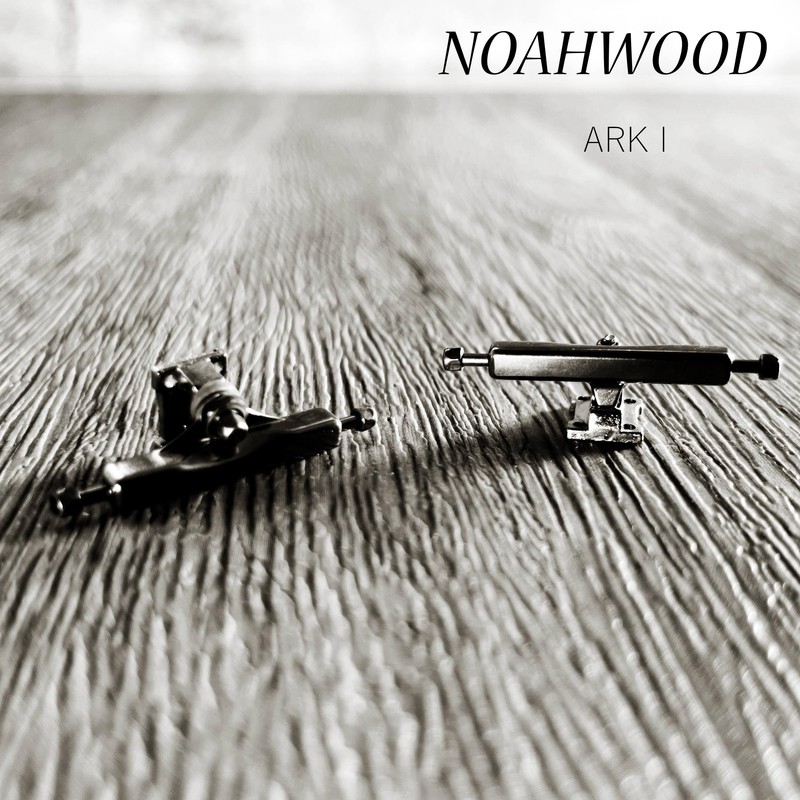 NOAHWOOD DIY Pro Fingerboard Ark i Truck 35mm (Silver)