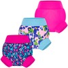 BIG ELEPHANT Reusable Baby Swim Diapers 3pcs– Adjustable, Easy-Wash Swimming
