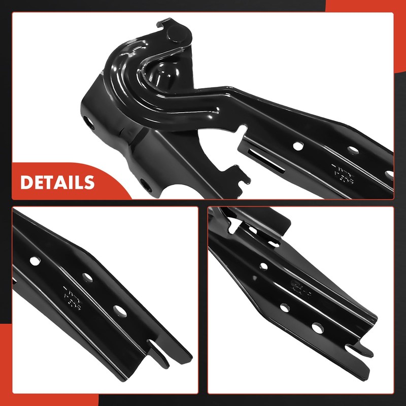 A-Premium Front Driver and Passenger Hood Hinges Compatible with Ford