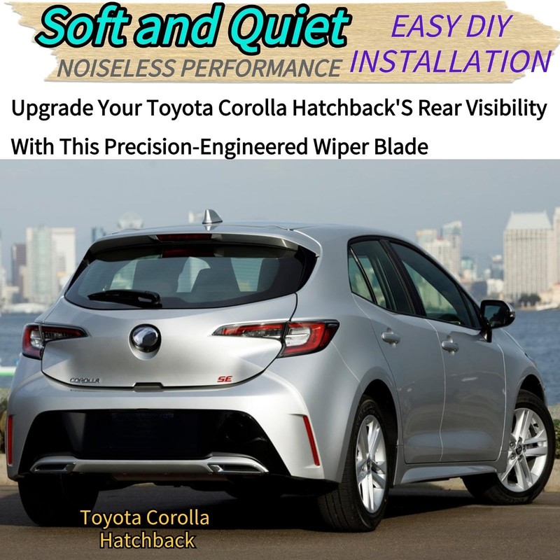 Rear Wiper Blade for Toyota Corolla Hatchback 2019-2025 2024 2023