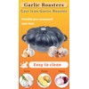 AOKDEER Garlic Roaster, Pre-Seasoned Cast Iron Garlic Roaster Oven Baker