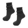 AWOCAN Crew Socks Womens Slouch Sock Solid Boot Calf Socks