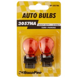RoadPro RP-3057NA Amber #3057 Heavy Duty Replacement Bulb - Pack of 2