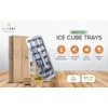 ecozoi Stainless Steel Metal Ice Cube Tray with Easy Release