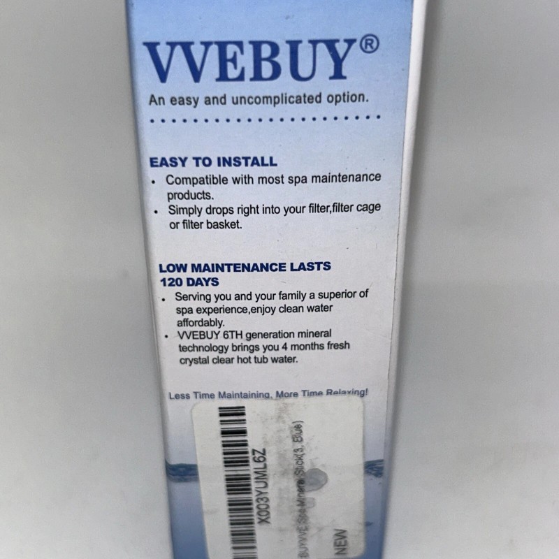 vvebuy (3) Blue Hot Tub Mineral Ion Cartridge Pool for