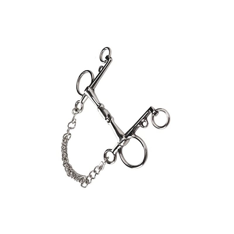 Naroote Pelham bit, Horse Pelham bit Acero Inoxidable Duradero para