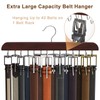 Belt Hanger for Closet, Sturdy Wood Belt Rack Closet Accessories