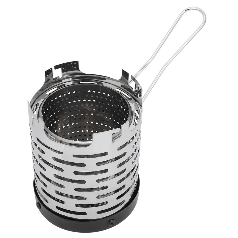 Mini Stove Heating Cover Stainless Steel Portable Warming Outdoor Heater
