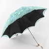 Honeystore Vintage Lace UV Sun Parasol Folding 3D Flower Embroidery