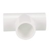 sourcing map PVC Pipe Connector T-Shaped Coupling Connector 20 mm