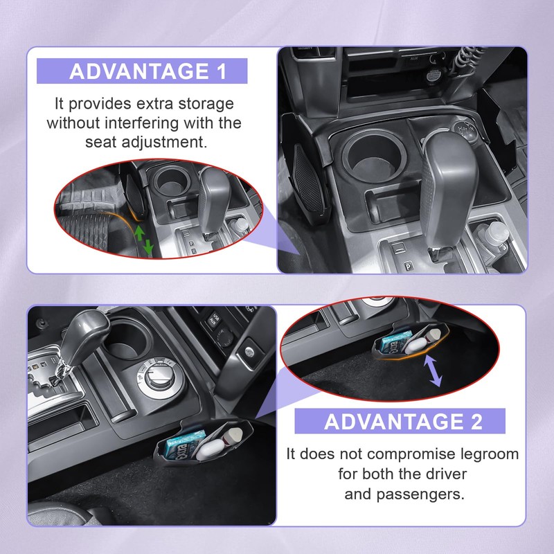 RUNROAD Center Console Organizer for 2010-2024 Toyota 4Runner Accessories