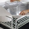 Nineware Expandable in-Sink Dish Drying Rack, Adjustable Space Saving Organizer