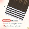 XDhair Tape in Extensions Human Hair 18 Inch 50g Balayage