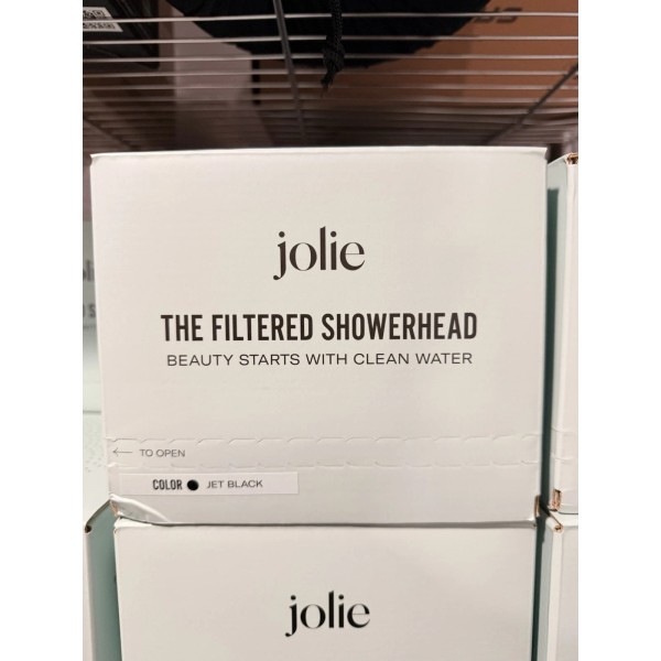 Jolie High Pressure Filtered Showerhead with Shower Filter (Jet Black)
