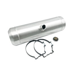 JSD AUTO PARTS Aluminum Fuel Tank 6 Gallons 8x 28 inch Center Fill Gas Tank 3/8" NPT Outlet