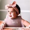 Moonkie Silicone Baby Bibs Set of 3, BPA Free Waterproof