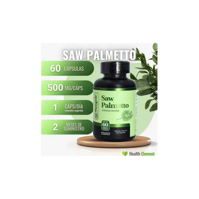 Saw Palmetto 60 Cápsulas | Salud De Próstata | 1000