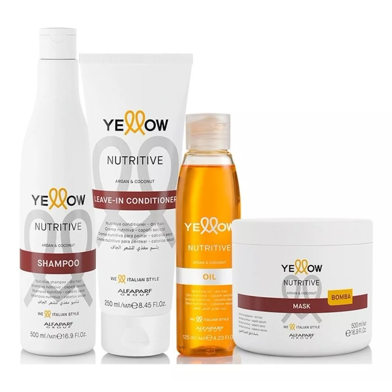 Yellow Aceite Nutritivo Oil Argan & Coco Yellow Cabello Seco