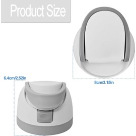 Lyfengdeam Water Bottle Lid Replacement, 1Pack, Fits Owala 24 & 32oz Bottles, BPA Free (White)