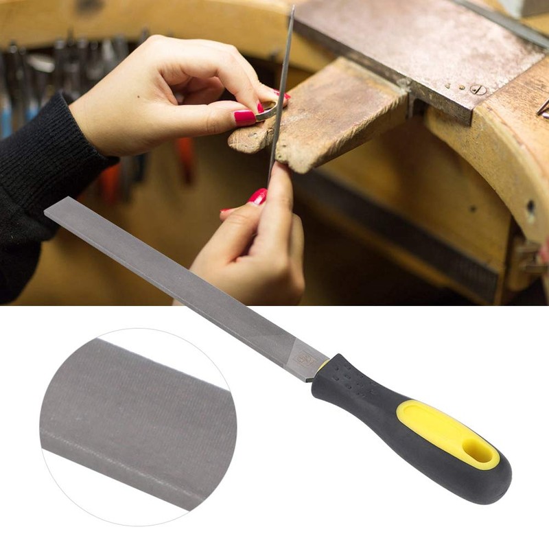 Mill File, 8-inch T12 Carbon Tool Steel Fine Tooth Flat