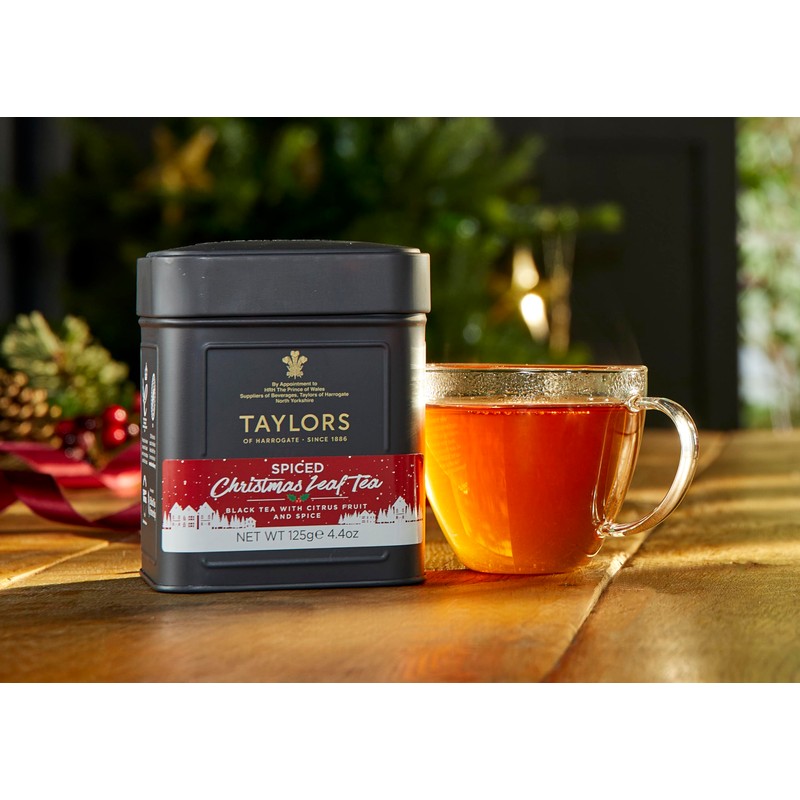 Taylors of Harrogate Spiced Christmas Loose Leaf, 4.41 Ounce Tin