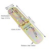 1Pcs Folding Flip Hinges, Metal Strap Hinges Long Table Hinges