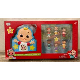 CoComelon ✨️ CoComelon Carry Along Figure Case with 6 Articulated Figures Toys for Kids🆕