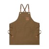 HARFINGTON Canvas Chef Aprons 75x69cm Adjustable Strap Cross Back Kitchen