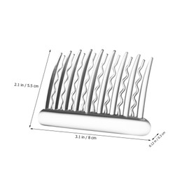 SAFIGLE 10pcs Small Transparent French Hair Combs Lightweight Decorative Hair Accessories for Women for Bridal Veils and Updo Styling Strong Grip and Comfortable Design