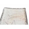 [Muneyama Kiln] Honhonokuhiki Bamboo Carving Square Platter, 9.8 inches (25