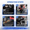 Turbo System Leakage Tester Kit,10 Pcs Boost Leak Tester with