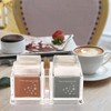 IGNPION 2pcs Sugar Packet Caddy, Plastic Tea Bag Organizer with