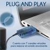 SC ACCESORIOS Tarjeta De Sonido USB Audio 5.1 Canales Pc