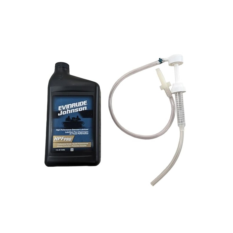 Johnson/Evinrude/OMC HPF PRO Gearcase Gear Oil Lube Qt Kit &