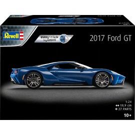 Revell Easy-Click 07824 2017 Ford GT 1:24 Scale Unbuilt/Pre-coloured/Click-Together (Non-Glue) Plastic Model Kit