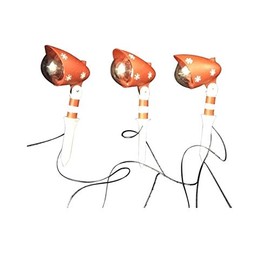 Santa's Forest 12" H 3 Piece LED Multi Color Christmas Projector