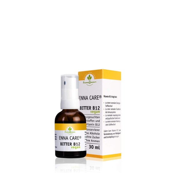 ENNA Care® Bitter B12 Vegan - Gluten Free 30 ml - MZL | Dietary Supplement