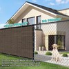 UPGRADE Privacy Fence Screen 90% Visual Blockage 3'x55' Brown Outdoor