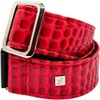 GET'M GET'M Aussie Gator Dragon Red 2 Inch Guitar Strap