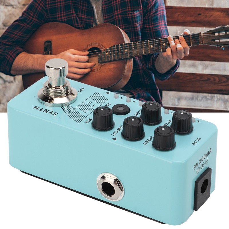 Synth Effect Guitar Electronic Polyphonic Synth Voice Effects Pedal with