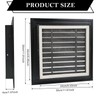 Bonshocon 12 x 12" Gable Vent,2 Pack Aluminum Shed Vents,Sturdy