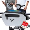 Valkental x Klickfix 3-in-1 Bicycle Handlebar Bag, Fully Reflective &