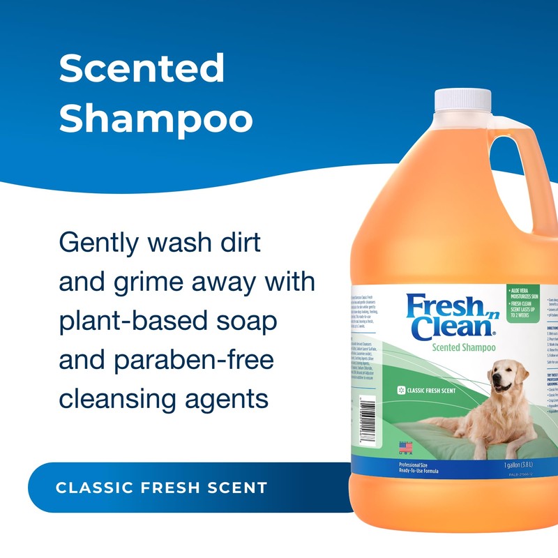PetAg Fresh ’n Clean Scented Shampoo, Classic Fresh Scent -
