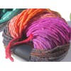 Noro Hitsuji Wool Yarn Color 8 Violet Orange Charcoal 100g